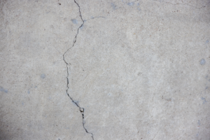 cracks in concrete from water damage